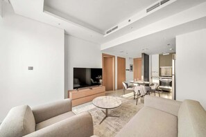 TV - Modern 1BR in Brand-New Cloud Tower in JVT (Dubai)