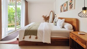 Vila Deluks, 2 kamar tidur, kolam renang pribadi, pemandangan kolam renang