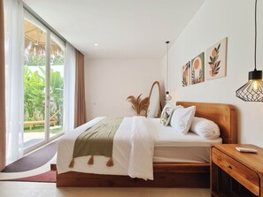 Deluxe Villa, 2 Bedrooms, Private Pool, Pool View | Desk, laptop workspace, free WiFi - Jade Uluwatu (Pecatu)