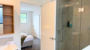 Hair dryer, towels