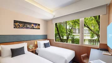 Standard Twin | In-room safe, desk, blackout drapes, soundproofing
