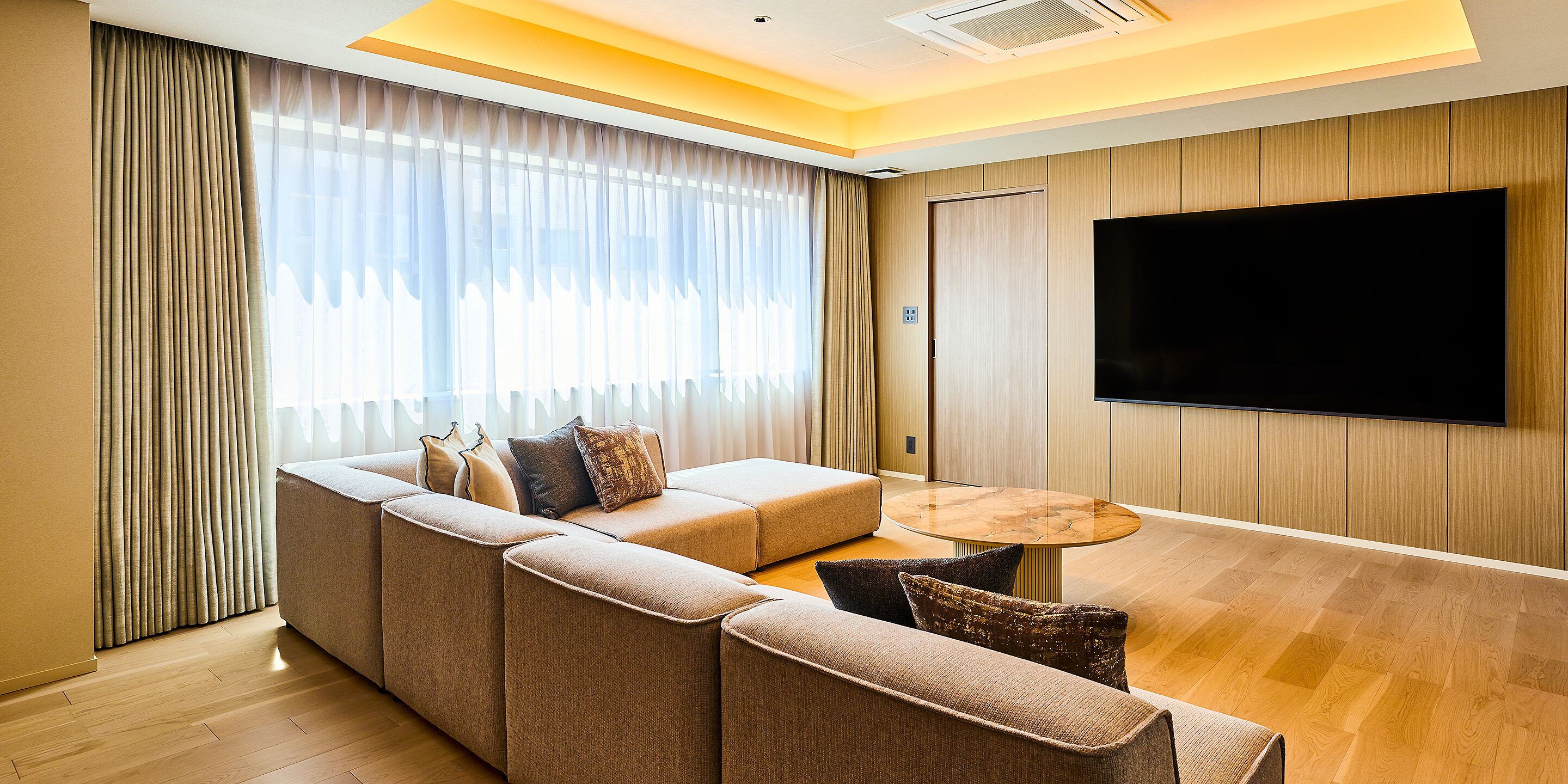 基础公寓, 无烟房, 厨房 (A, 4 double beds, 98 sqm) | 阳台景观