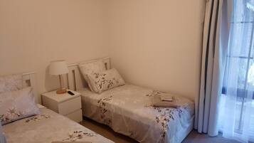 Desk, iron/ironing board, free WiFi, bed sheets