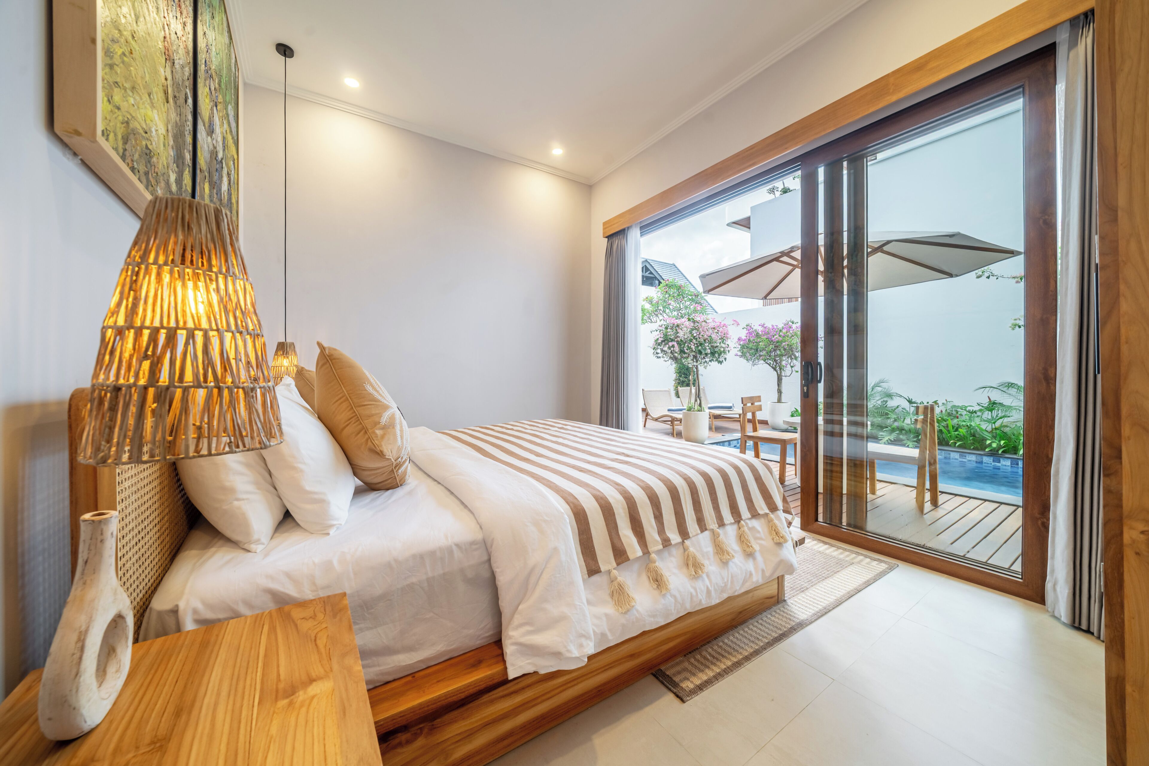 Luxury Villa, 3 Bedrooms, Pool View | Egyptian cotton sheets, premium bedding, in-room safe, blackout drapes