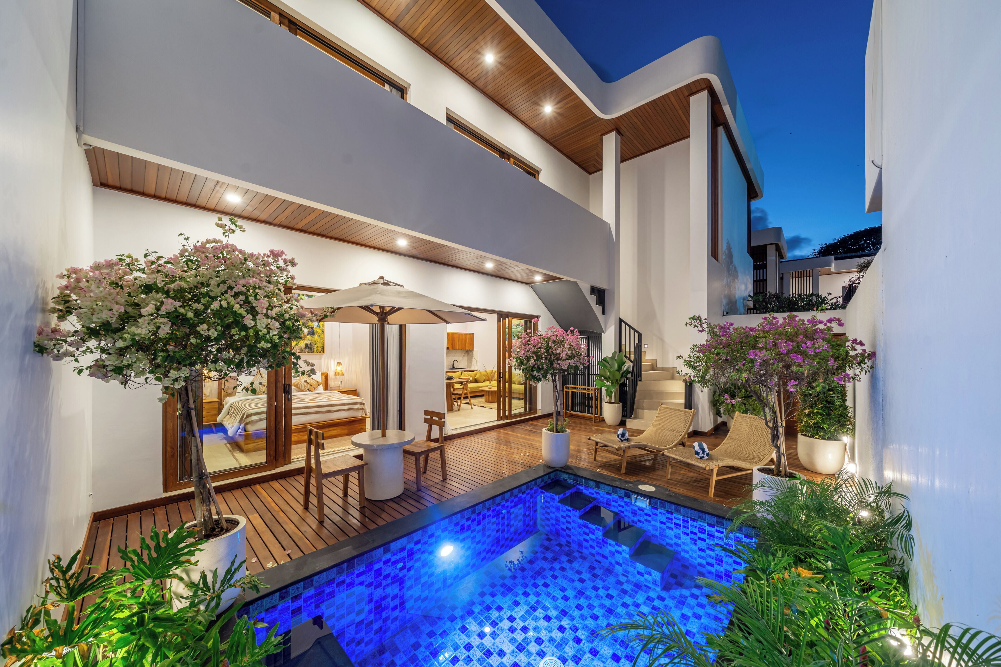 Vila superluxo, 3 quartos, vista para a piscina | Piscina particular