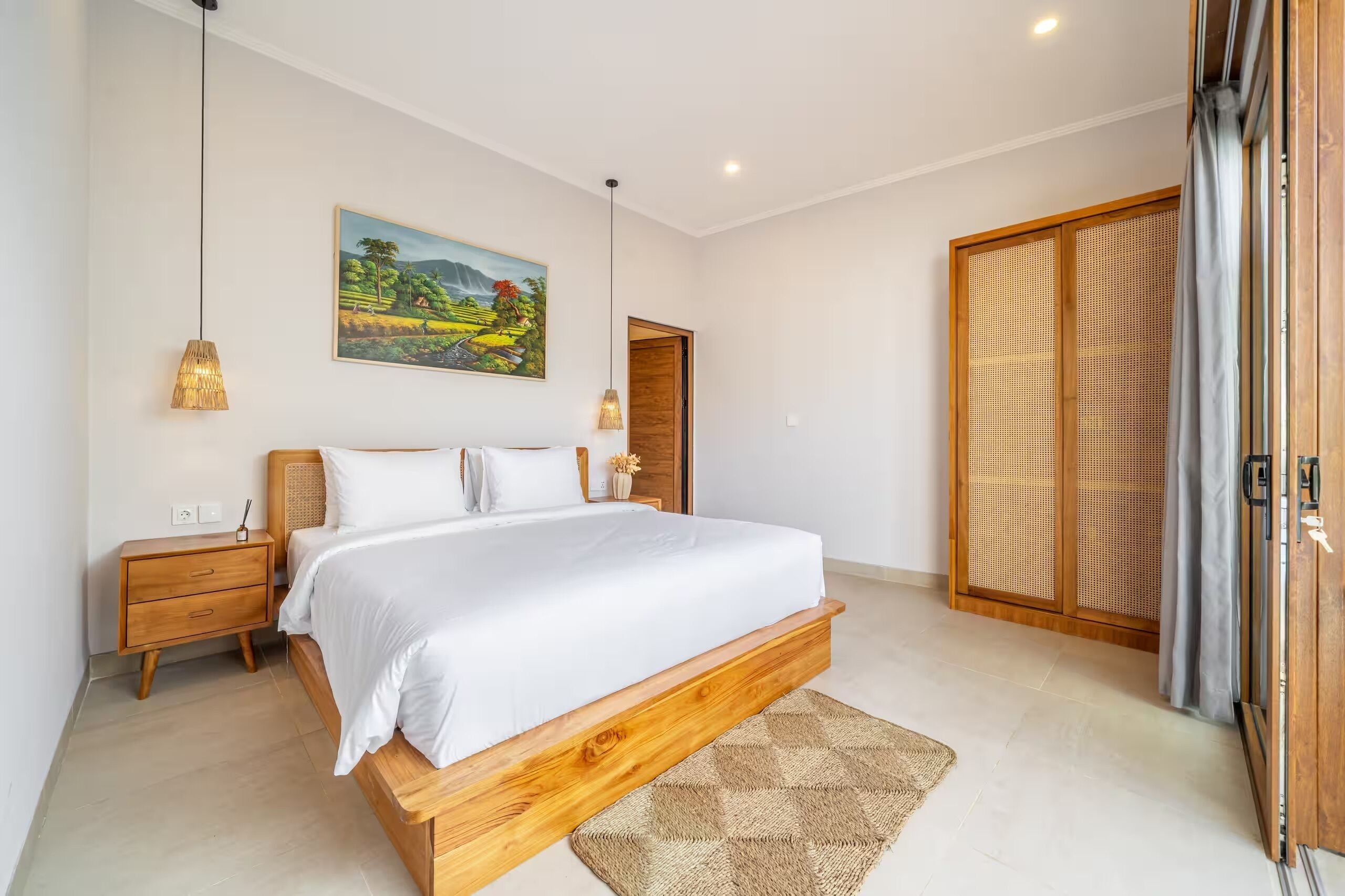 Vila família, 3 quartos, vista para a piscina | Roupas de cama de algodão egípcio, roupas de cama premium