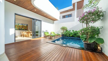 Elite Villa, 3 Bedrooms, Pool View | Terrace/patio