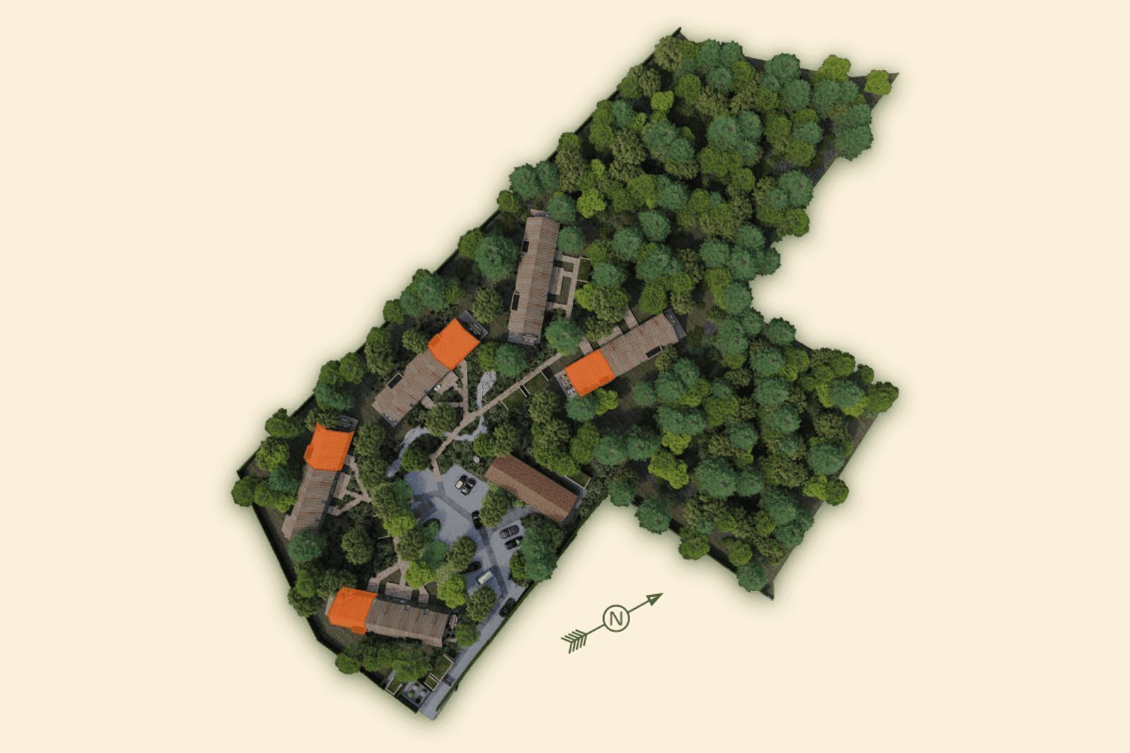 Mapa de l'allotjament