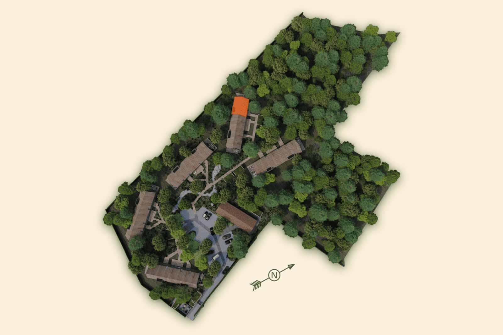 Mapa de l'allotjament