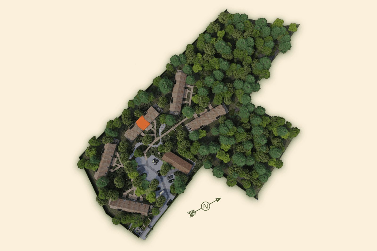 Mapa de l'allotjament