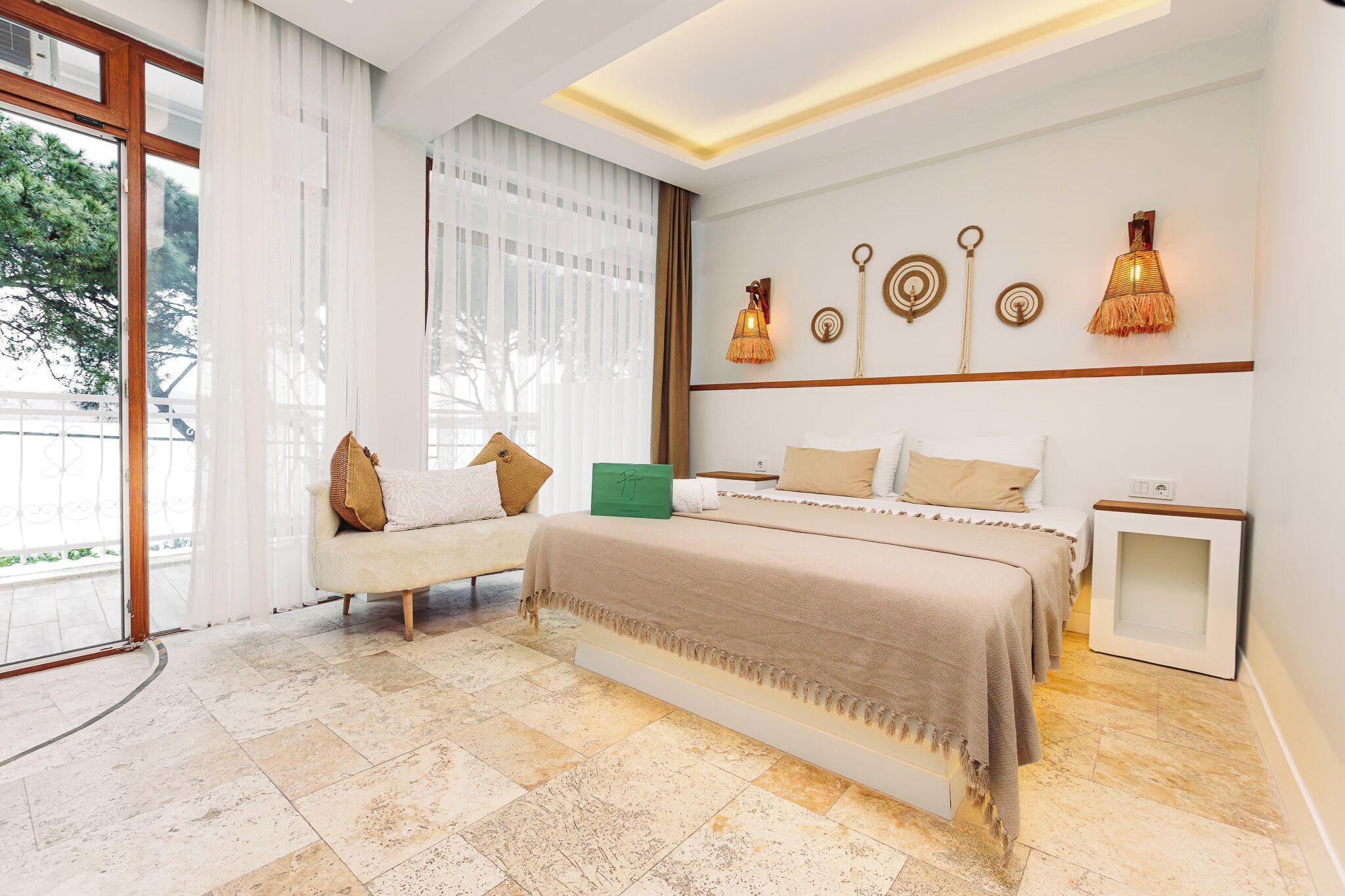 Habitación doble de lujo, vista al mar | Wifi gratis 
