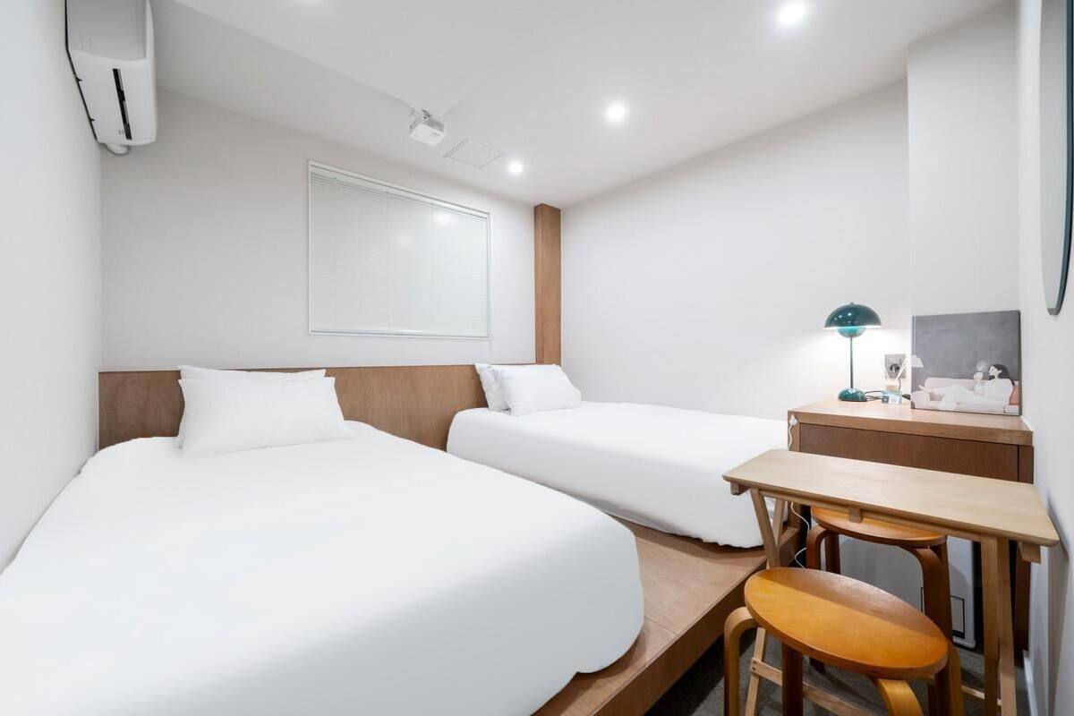 Twin Room | Blackout drapes, soundproofing, WiFi (free)