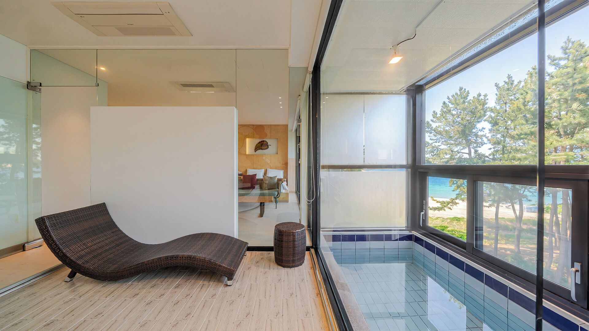 베이직룸, 침실 1개 (Pool Villa 201 (Spa, Ocean View)) | 1 개의 침실, 무료 WiFi