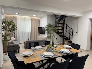 Deluxe-Haus, Meerblick | Speisen