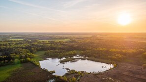 Aerial view - De Wiltzangh - Houtenborg Lodge | 4p (Ruinen)