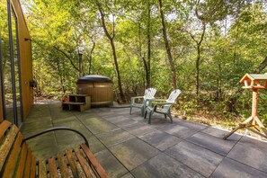 Terrace/patio - De Wiltzangh - Heideborg Lodge Hottub | 4p (Ruinen)