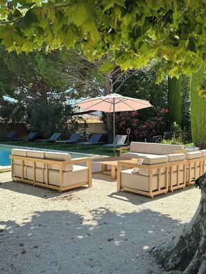 Terrace/patio - Mas in the heart of Le Paradou amid lavender (PARADOU)
