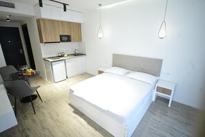 Estudi clàssic, balcó, vistes a la muntanya | Caixa forta a l'habitació i habitacions insonoritzades 
