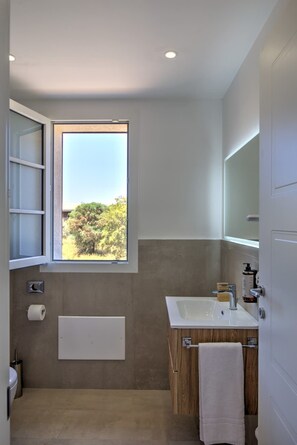 Shower, hair dryer, towels - Suite Isola di Lampedusa 2B (Carini)