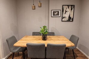 Dining - Sleeps six in style with three modern bathrooms, minutes from Wigan town centre (Pemberton)