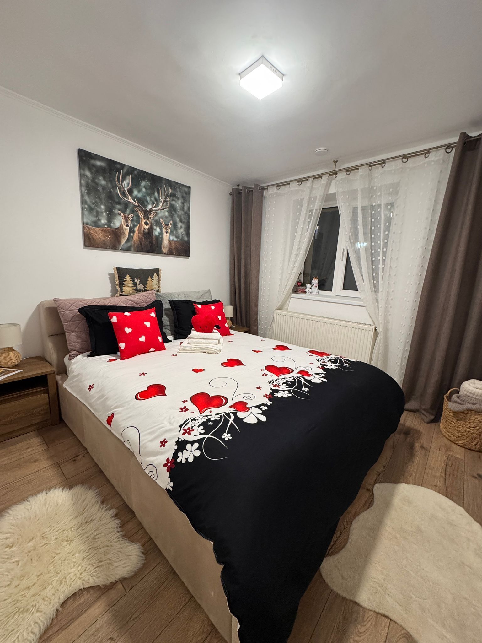 1 chambre, fer et planche à repasser, Wi-Fi, draps fournis
