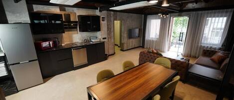 Business-Suite, Stadtblick | Innenbereich