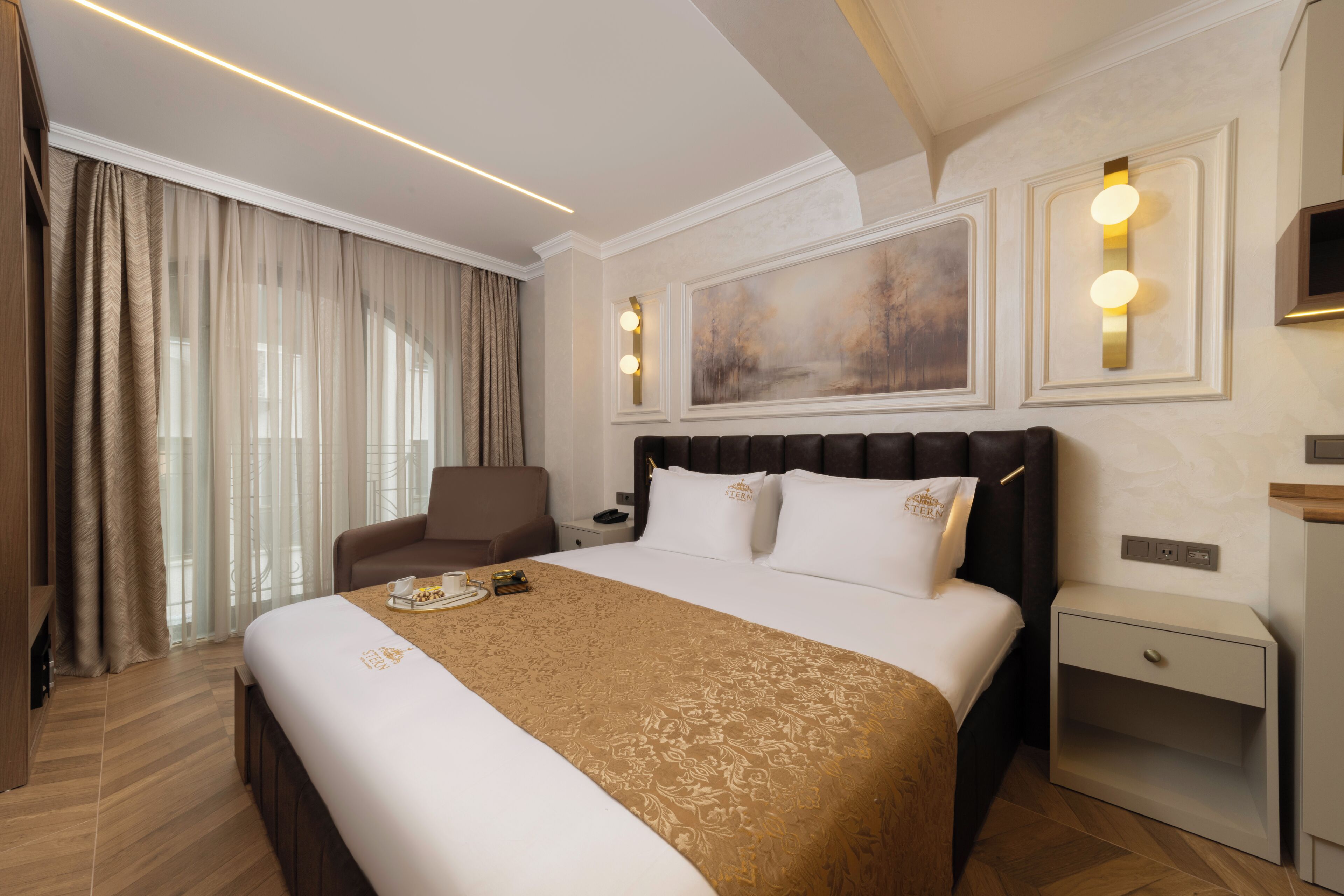 Chambre Double Deluxe, 1 chambre, non-fumeurs, vue ville | Wi-Fi gratuit