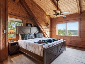 3 bedrooms, iron/ironing board, free WiFi, bed sheets - Private Hot Tub + Movie Room + Games + Deck + Views | Minutes from the Smokies (Sevierville)