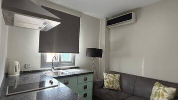 Apartemen Keluarga, pemandangan kota | Dapur pribadi