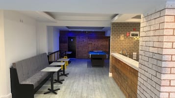 Sittområde i lobbyn