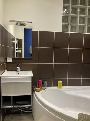 Douche, sèche-cheveux, papier toilette