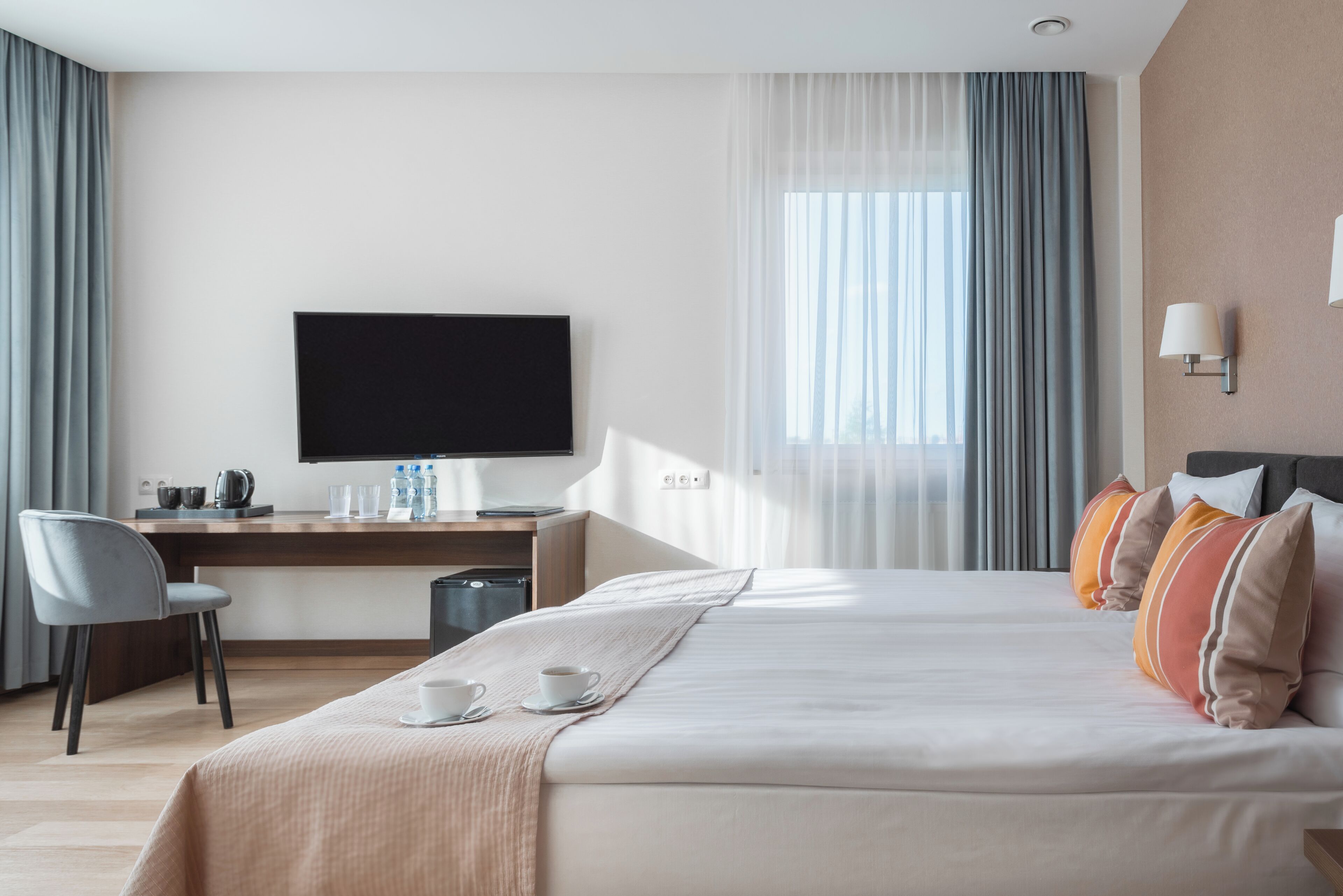 Premium Double Room | Iron/ironing board, free cribs/infant beds, free WiFi, bed sheets