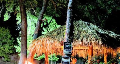 Secluded Safari Tent on the San Marcos River - An Adventurous Glamping Vacation near Kingsbury, Texas