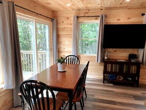 Dining - Amazing Lakefront Cottage with Fire Pit in Orland, Maine (Orland)