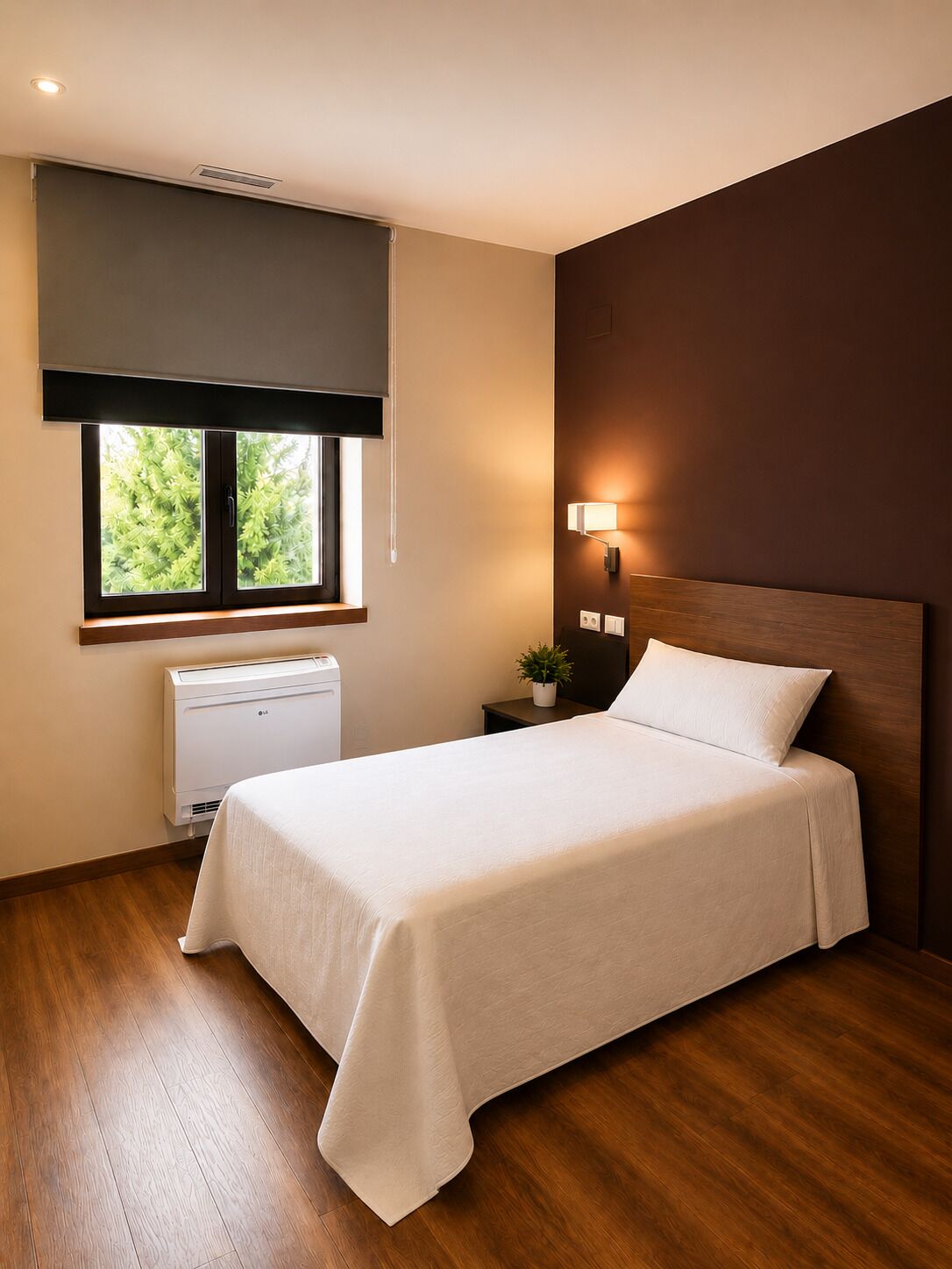 Habitación individual | Escritorio, espacio para trabajar con un portátil, wifi gratis