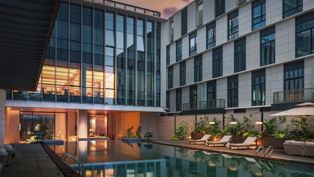 Outdoor pool - IntercityHotel Zhuhai Hengqin Tianmu River (Zhuhai)