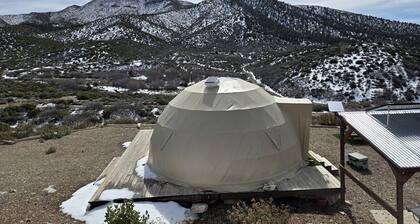Tranquil Desert Retreat in a Geodesic Dome with Scenic Views in Las Vegas, Nevada