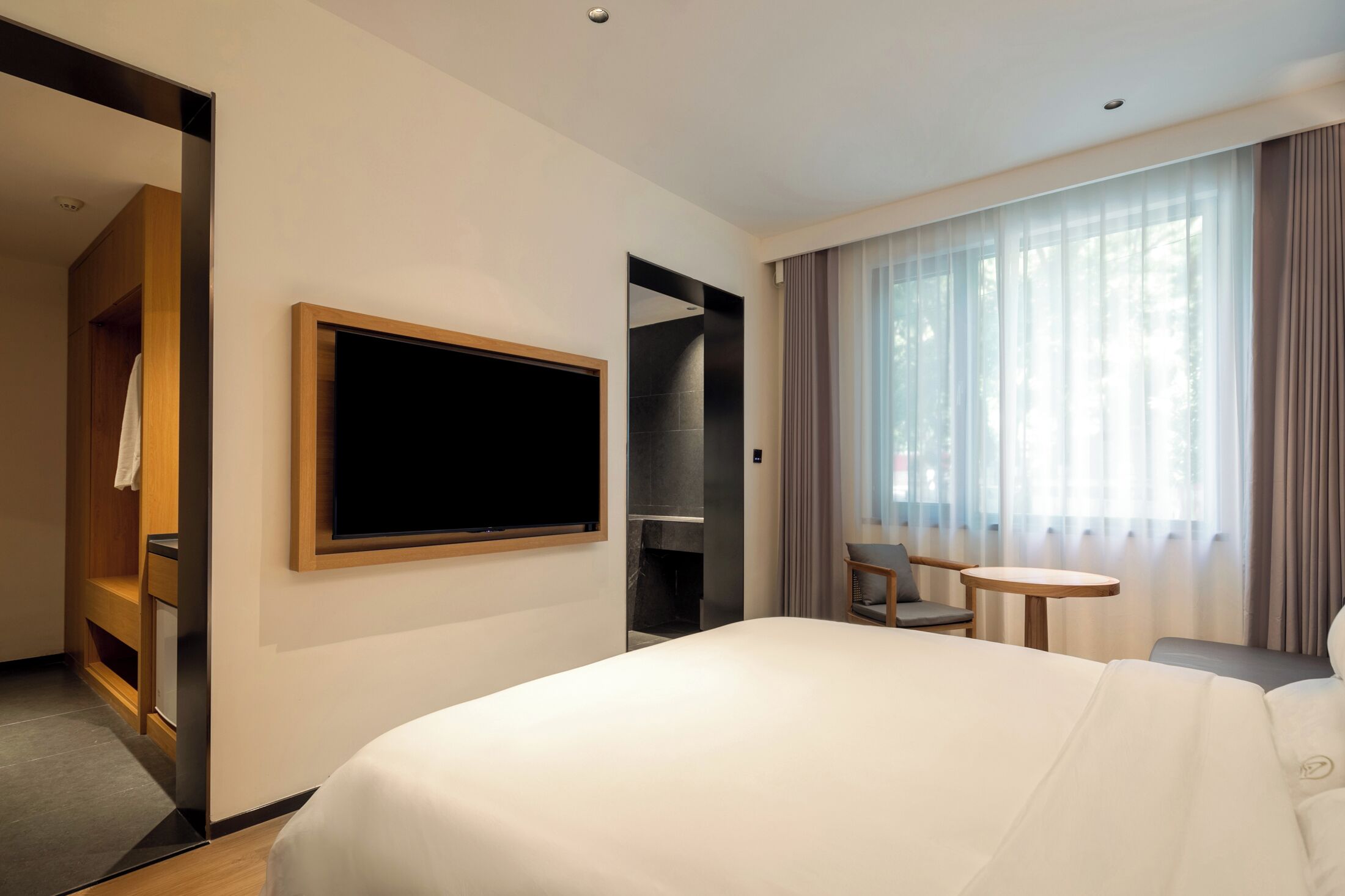 Habitación clásica doble | Escritorio, espacio para trabajar con un portátil, cortinas opacas
