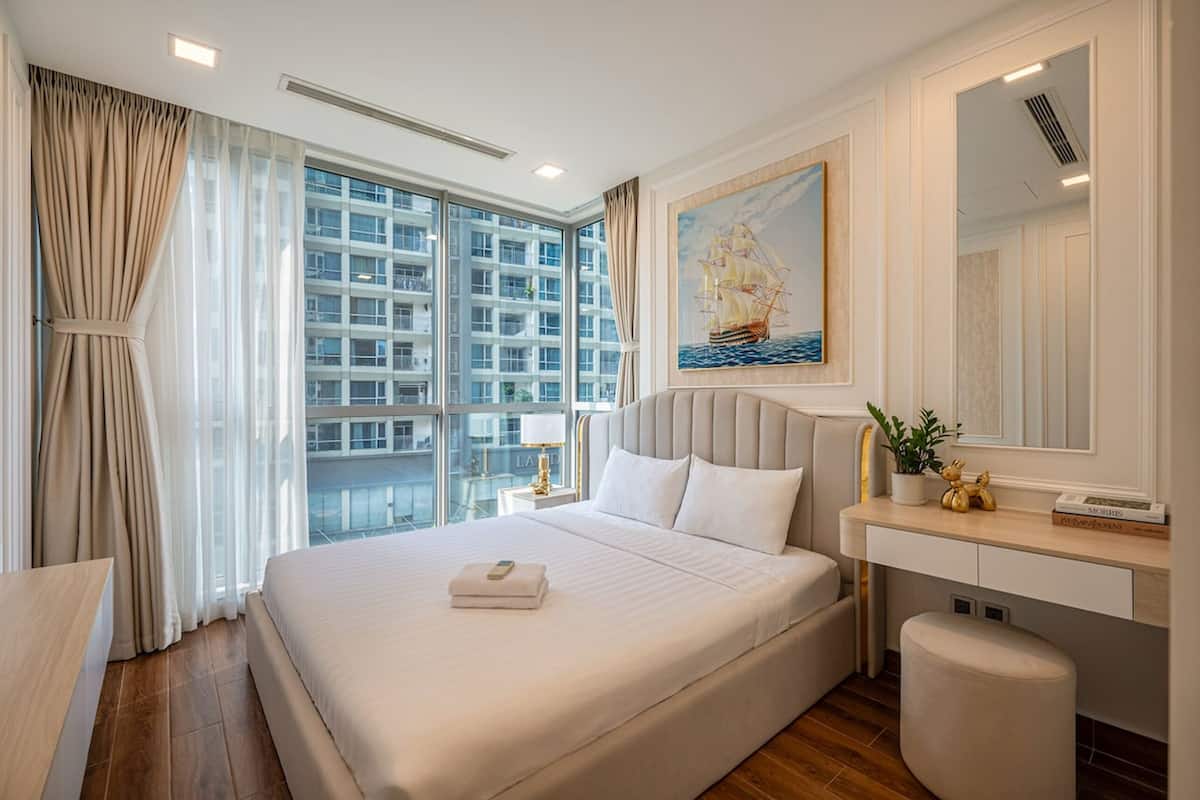 Superior Apartment, 4 Bedrooms, Balcony, City View | Desk, blackout drapes, iron/ironing board, free WiFi