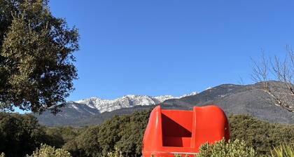 At the foot of the Pyrenees