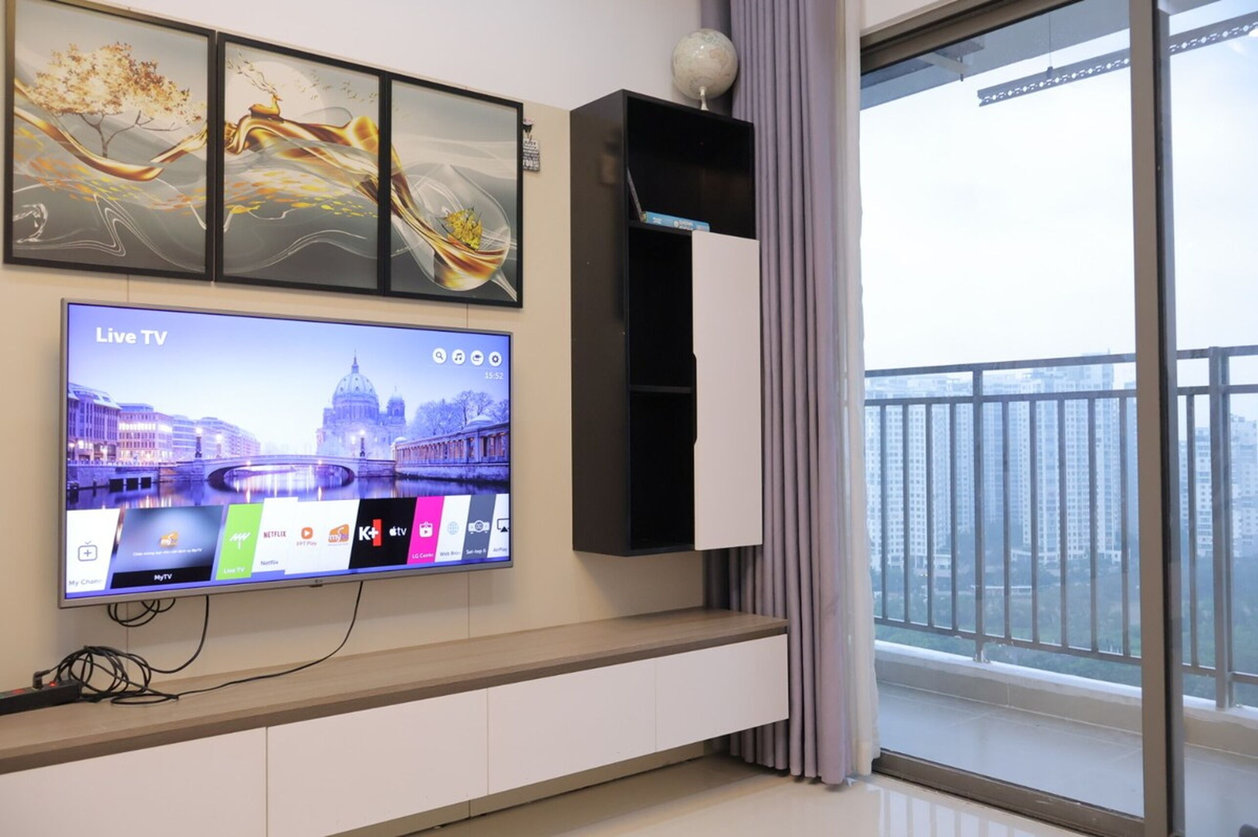 Appartement supérieur, 2 chambres, balcon, vue sur le jardin | Intérieur