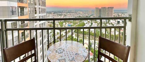 公寓, 3 間臥室, 陽台, 城市景觀 | 室外用餐