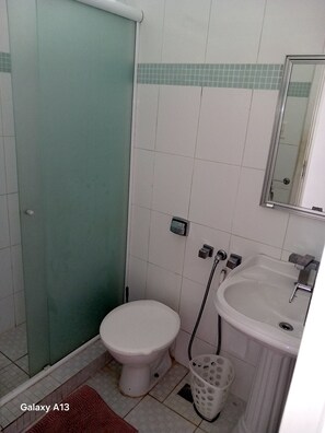Hair dryer, towels, toilet paper - View in the Heart of Rio (Rio de Janeiro)