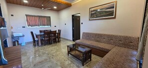 Deluxe Double Room, Patio, Mountain View | Living area - Sahyadri Studd Farm by Zen Nest (Mahabaleshwar)