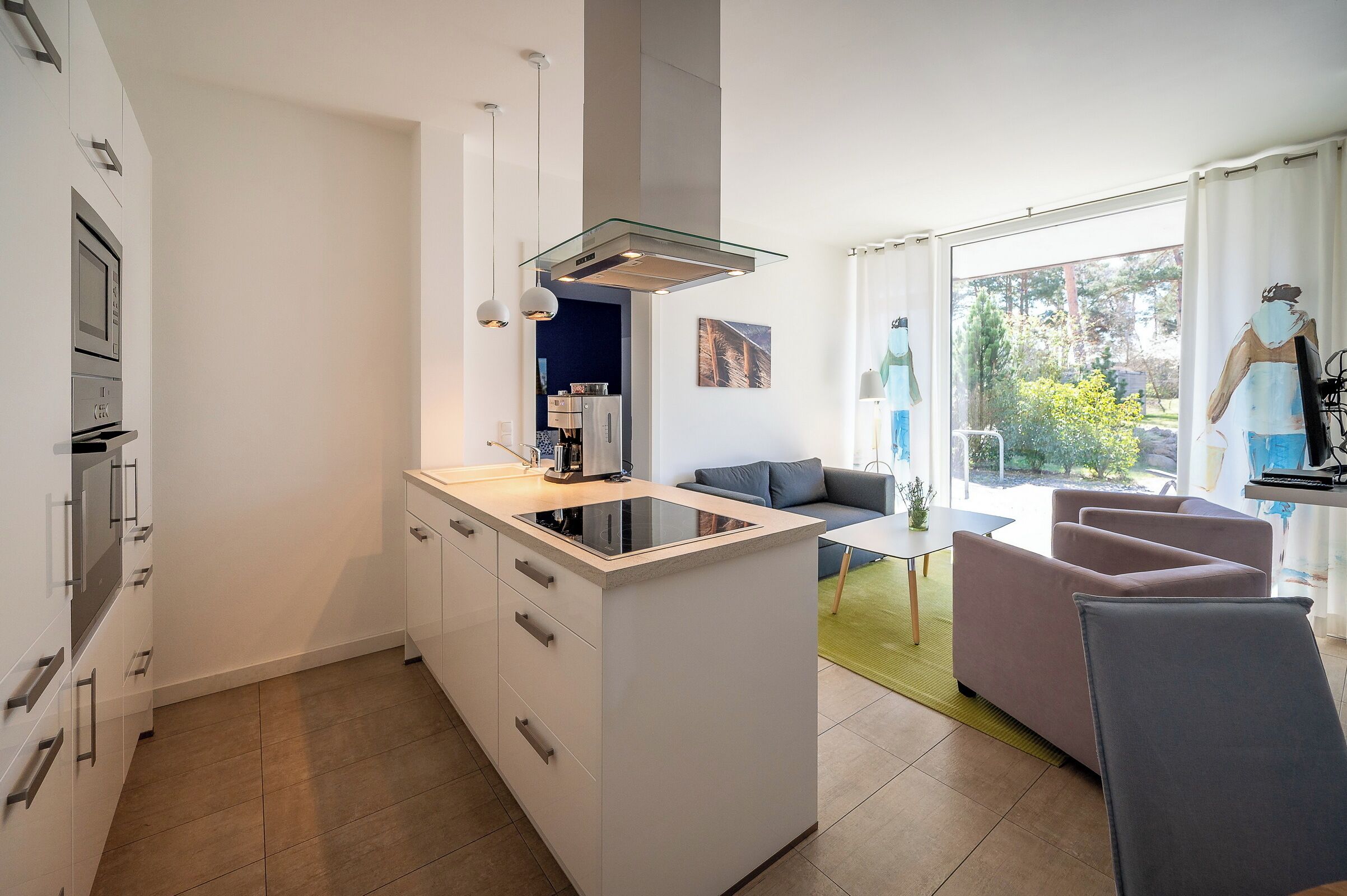 Fridge, stovetop, high chair