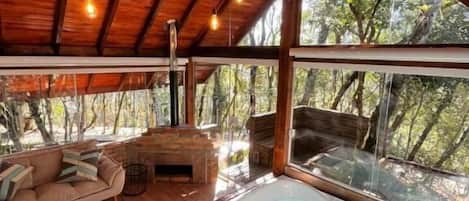 Chalet Superior, balkon, pemandangan kebun | Wi-Fi gratis