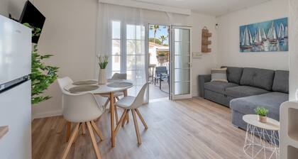 Family Apartment in Cap d'Artrutx with Pool and Private Terrace