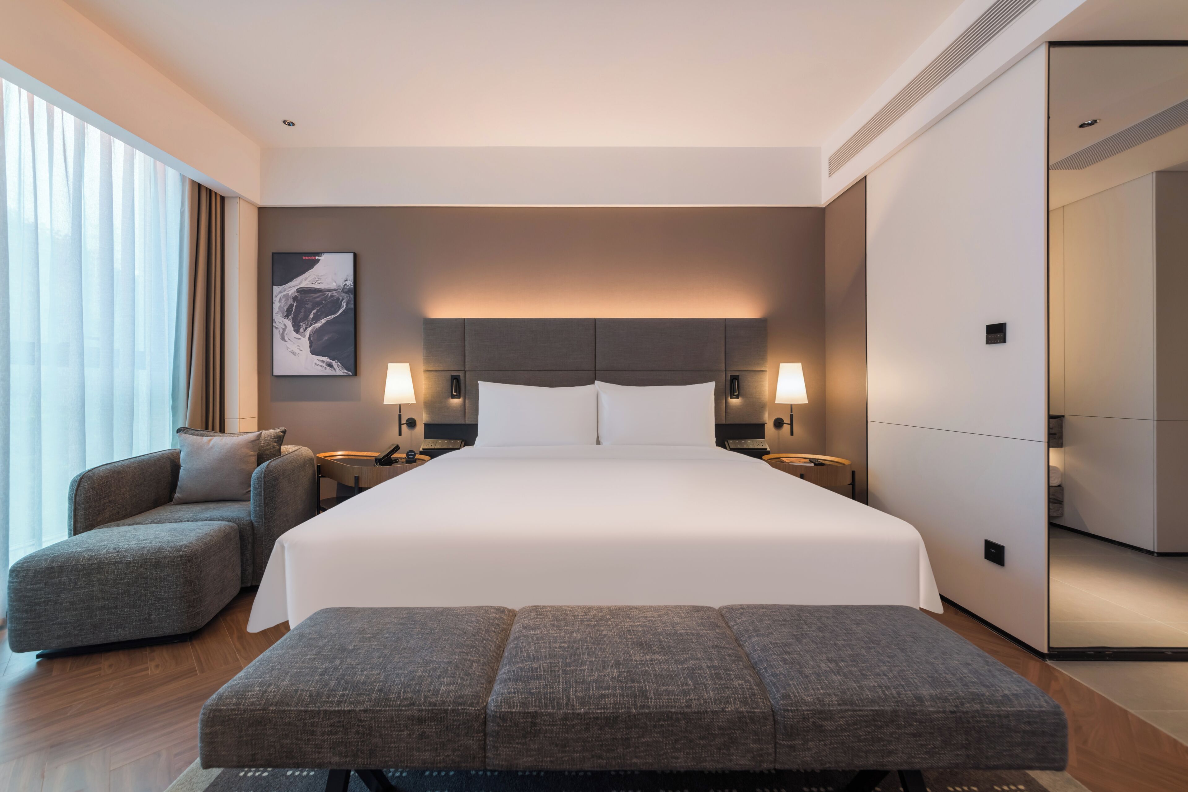 Standard Double Room | Free minibar, desk, blackout drapes, iron/ironing board