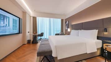 Standard Double Room | Premium bedding, free minibar, desk, laptop workspace