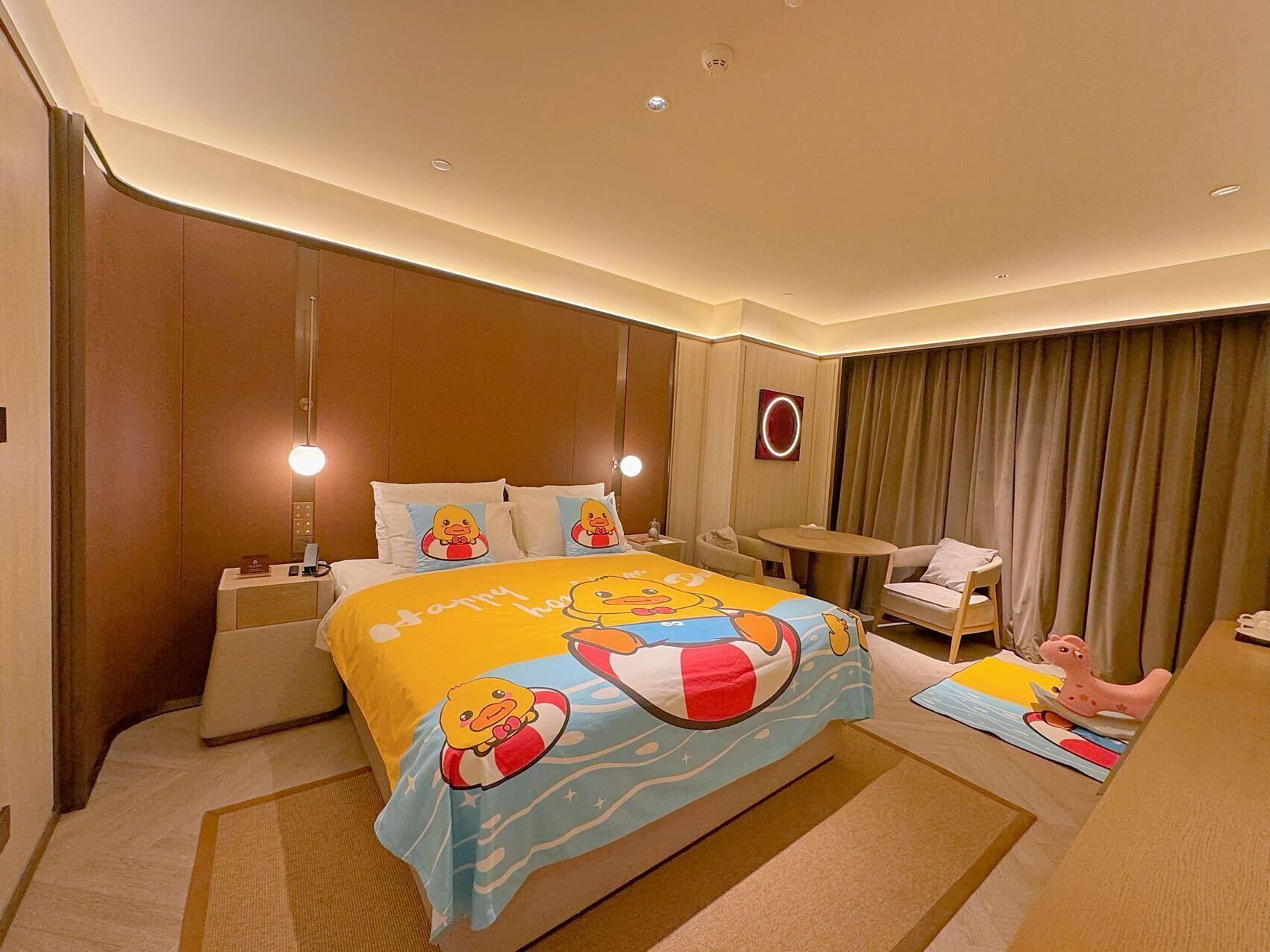 Family Double Room, City View | Free minibar, desk, laptop workspace, blackout curtains